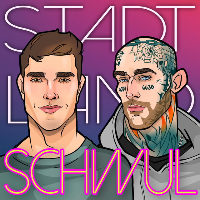 Logo Stadt. Land. Schwul. Podcast